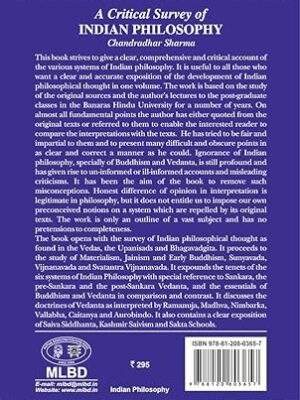 A Critical Survey of Indian Philosophy
