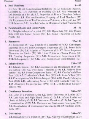 Real Analysis for B.A. / B.Sc. Students