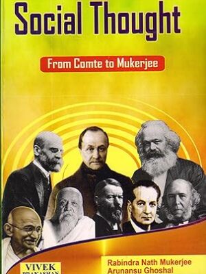 Social Thought - From Comte to Mukherjee Paperback