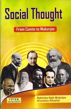 Social Thought - From Comte to Mukherjee Paperback