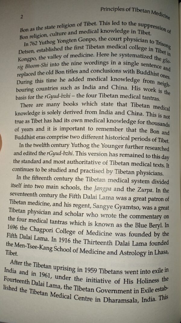 Principles of Tibetan Medicine