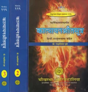 कात्‍यायन श्रौत सूत्र: Katyayana Shrauta Sutras with Detailed Explanation in Hindi (Set of 3 Volumes)