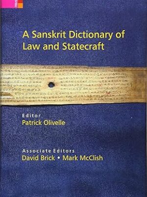 A Sanskrit Dictionary of Law and Statecraft Hardcover