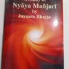 A Study of Nyaya Manjari by Jayanta Bhatta A Study of Nyaya Manjari by Jayanta Bhatta