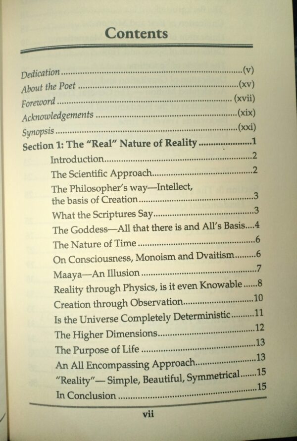 Nature, Science and My Musings: A Poetic Odyssey through some Existential Questions Nature, Science and My Musings: A Poetic Odyssey through some Existential Questions