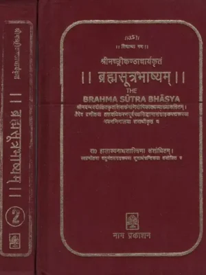 Brahma Sutra Bhashyam (Set of 2 Volumes)