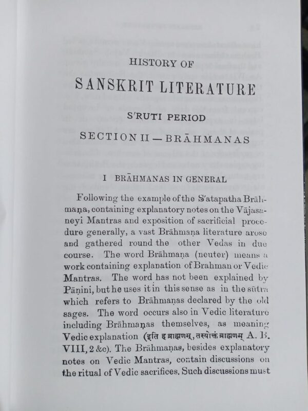 History of Sanskrit Literature(set of 3 Vols)