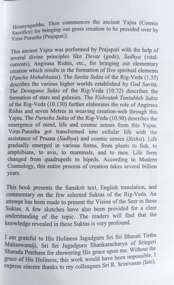 Hymns of Creation from Rig-Veda