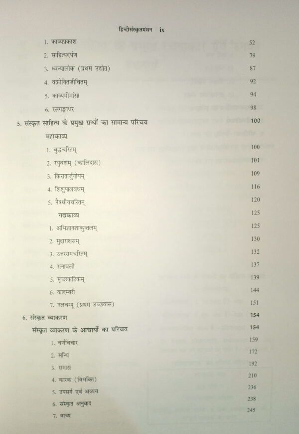 Hindi Sanskrit Manthan: Hindi se Sambandhit Parikshaon mein Sanskrit Vishay ke Navintam Pathyakram Par Aadhaarit
