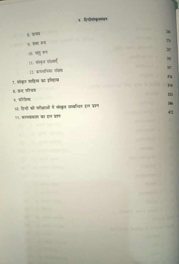 Hindi Sanskrit Manthan: Hindi se Sambandhit Parikshaon mein Sanskrit Vishay ke Navintam Pathyakram Par Aadhaarit
