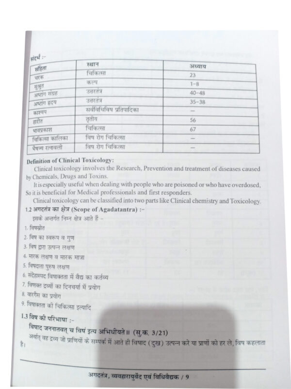 Agadtantra Vyavahar Evam Vidhi Vaidyaka