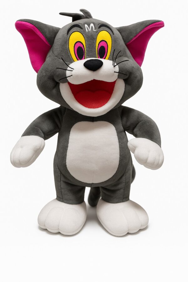 Tom Cat Plush Toy – Classic Cartoon Soft Toy for Kids and Fans
