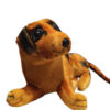Cute Brown & Black Dog Soft Toy – Plush Puppy Stuffed Animal for Kids and Dog Lovers (25 cm)