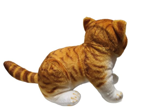 Adorable Talking Plush Cat Toy – Realistic Tabby Design