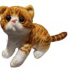 Adorable Talking Plush Cat Toy – Realistic Tabby Design