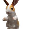 Adorable Standing Rabbit Soft Toy – Brown & White Plush Bunny for Kids and Gifting (30 cm)