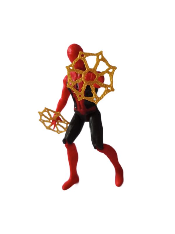 Action Hero Spider Warrior Toy with Dual Web Shields