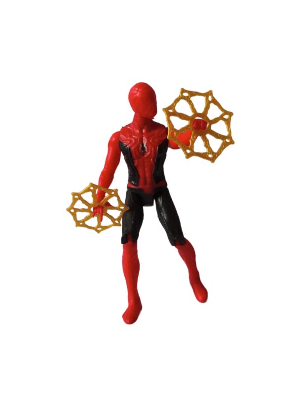 Action Hero Spider Warrior Toy with Dual Web Shields