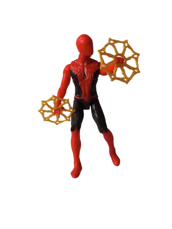 Action Hero Spider Warrior Toy with Dual Web Shields