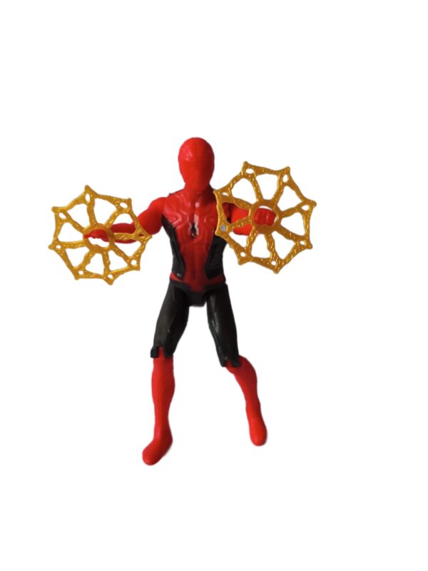 Action Hero Spider Warrior Toy with Dual Web Shields