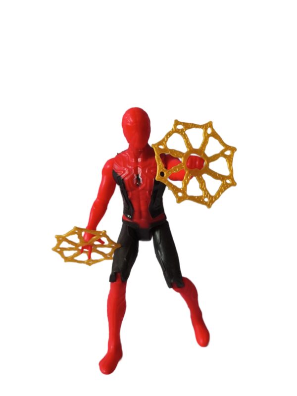 Action Hero Spider Warrior Toy with Dual Web Shields