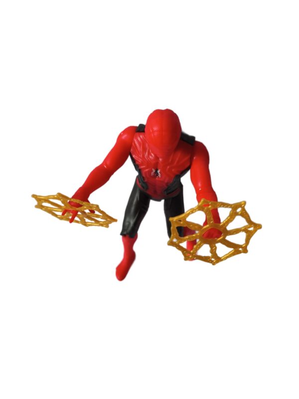 Action Hero Spider Warrior Toy with Dual Web Shields