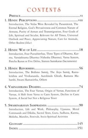 Hinduism: Hindu Perceptions, Way of Life and Reformers
