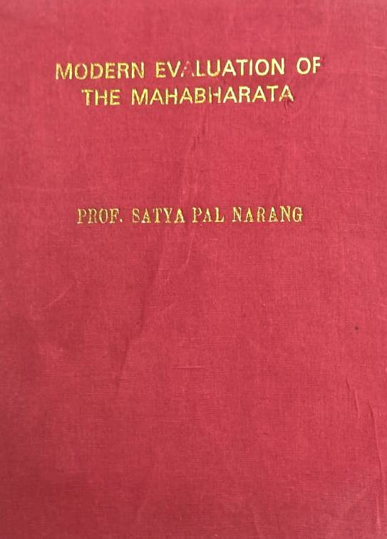 MODERN EVALUATION OF THE MAHABHARATA