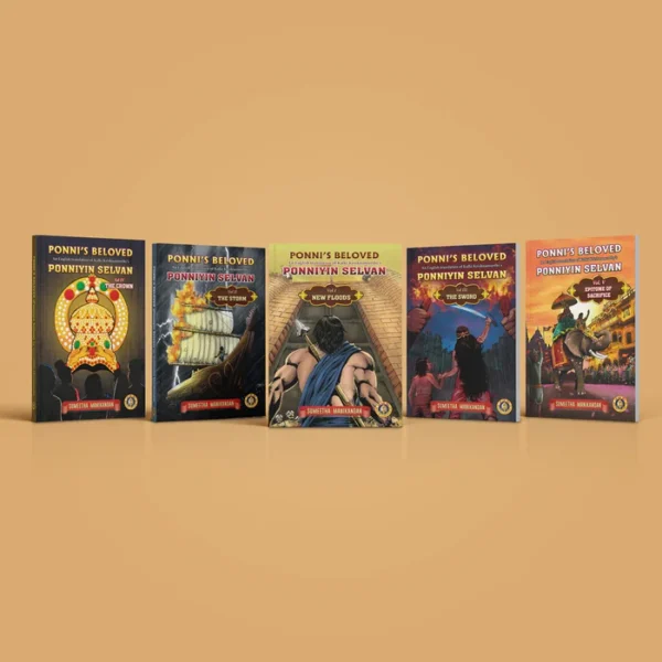 Ponni’s Beloved – Ponniyin Selvan – 5 Volumes Set – English | by Sumeetha Manikandan/ Historical Fiction Book